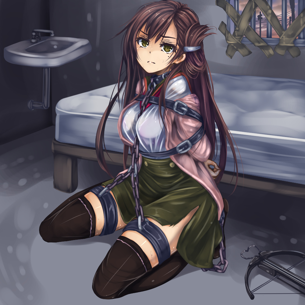 がっこうぐらし　エロ 遠足中に襲撃を受けて拘束されたりーさん！ | モニカノ