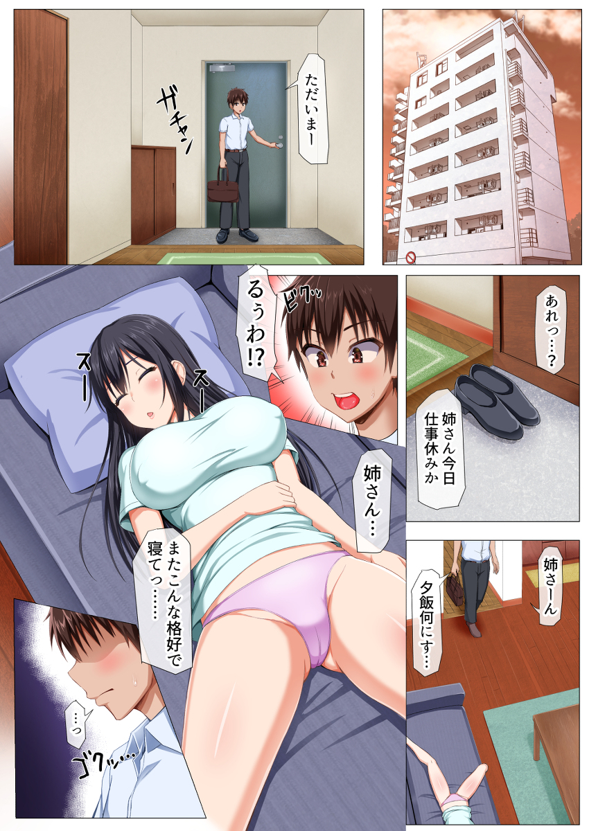 姉 さ ん が 無 防 備 に 寝 て て 我 慢 で き な く て い た ず ら し ち ゃ う 弟 の... 