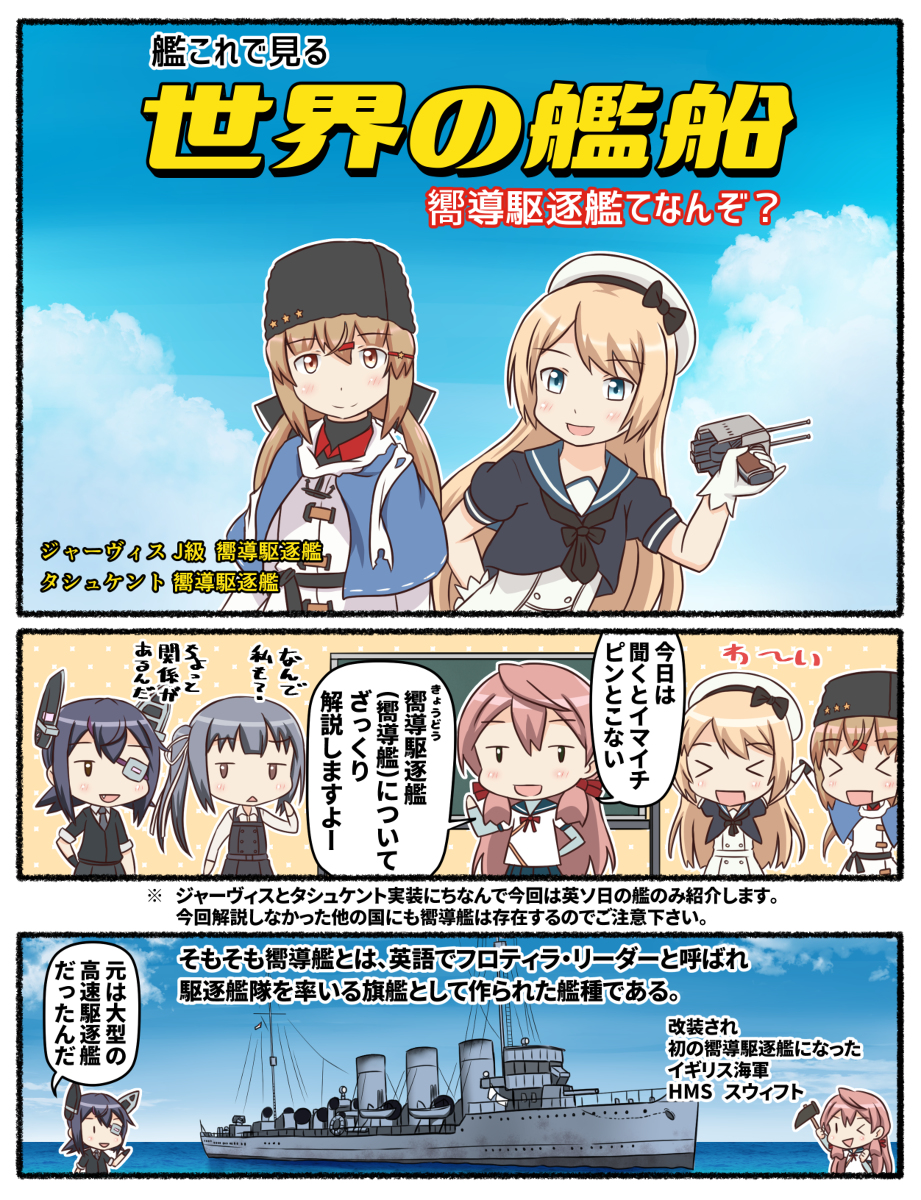 艦これで見る世界の艦船 嚮導駆逐艦ってなんぞ? KURO