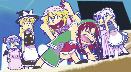 おそ松さん+東方project その8 卍固め2 KURO