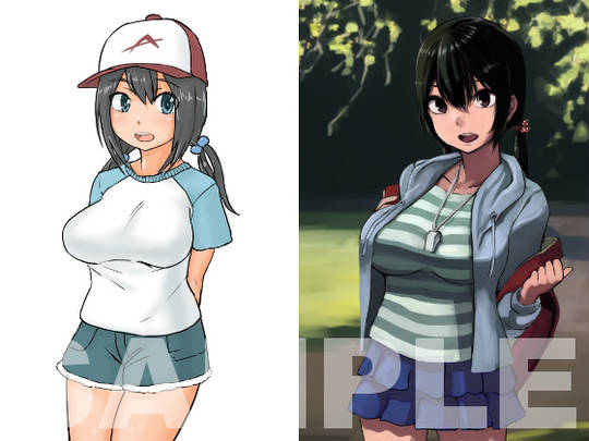 おませな果実｜リメイク前後比較サンプル 夏石名無