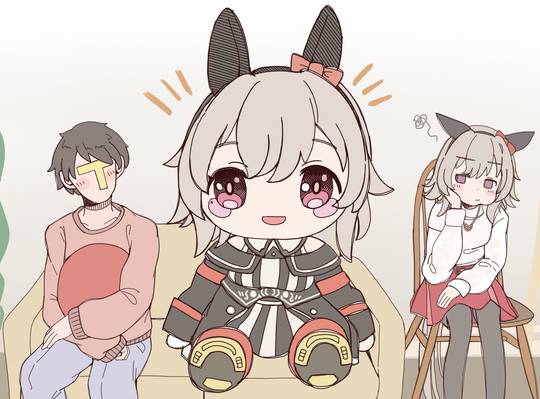 カレンチャンにお兄ちゃんの隣ポジションを奪われるカレンチャン KURO